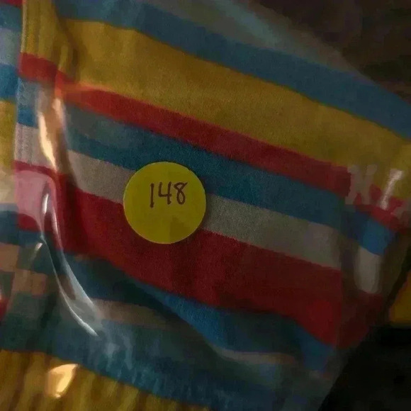 Nike Vintage Multicolor Colorful Sports Bra Size Small (4-6) Girls Mesh Backing - Picture 3 of 7